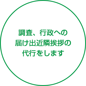 近隣挨拶の代行をします